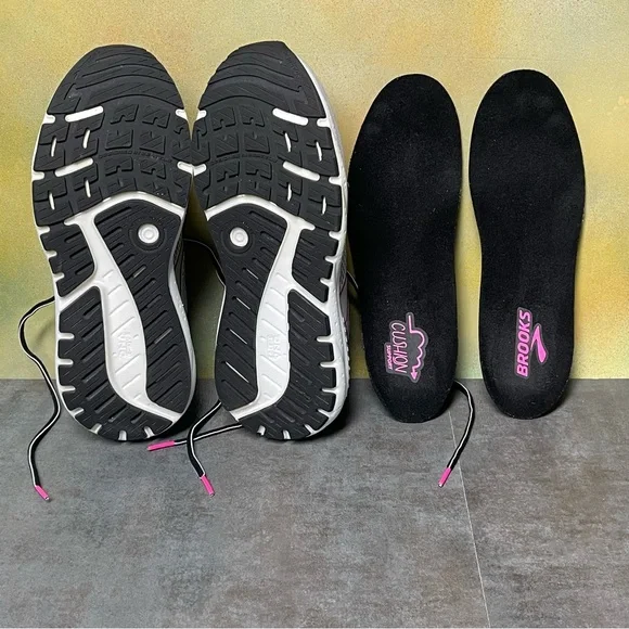 Brooks Ariel GTS 23 Women's Gray/Black/Pink Running Shoes Size 10B - Picture 5 of 16